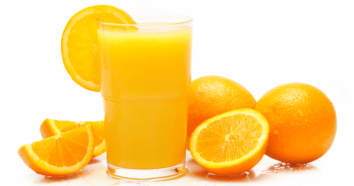 Zumo de naranja natural en el embarazo